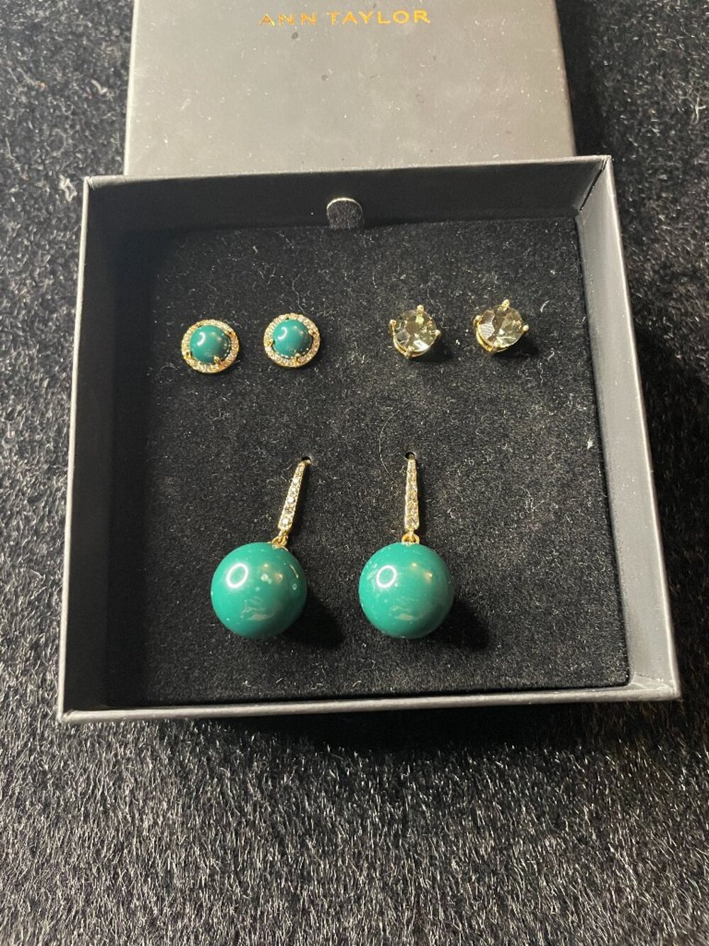 Ann Taylor NWT Earring Box Set